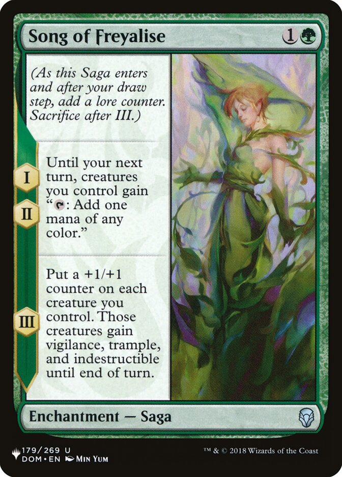 Song of Freyalise [The List] (LDOM 179)