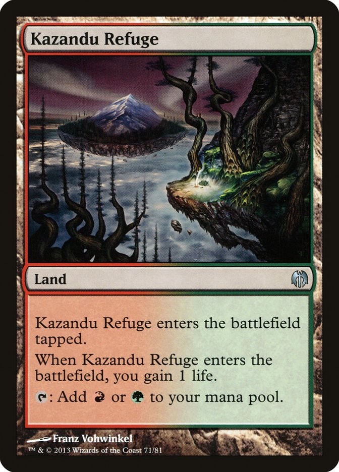 Kazandu Refuge [Duel Decks: Heroes vs. Monsters] (DDL 71)