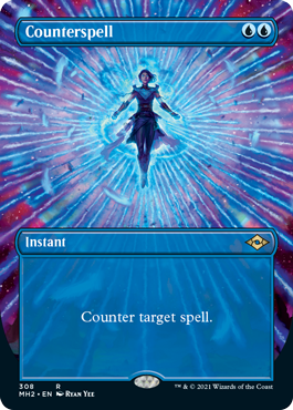 Counterspell (Borderless) [Modern Horizons 2] (MH2 308)