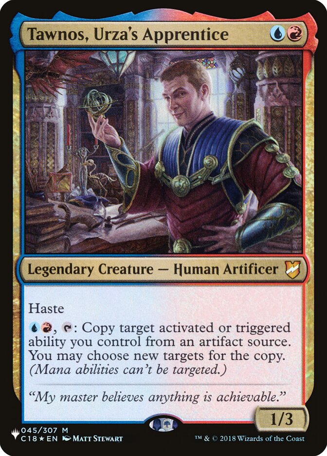 Tawnos, Urza's Apprentice [The List] (LC18 45)