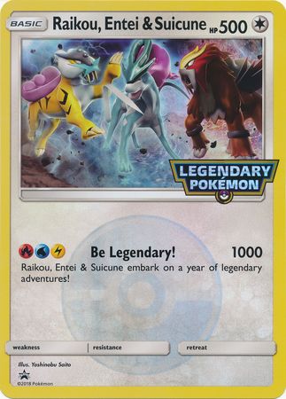 Raikou, Entei & Suicune [Jumbo Cards]