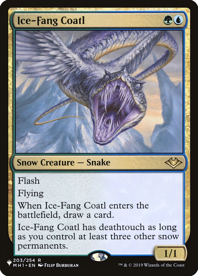 Ice-Fang Coatl [The List] (LMH1 203)