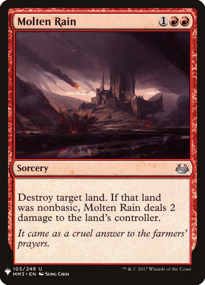 Molten Rain [Mystery Booster] (MB1 1016)