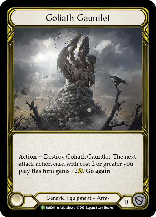 Goliath Gauntlet [FAB064] (Promo)  Cold Foil