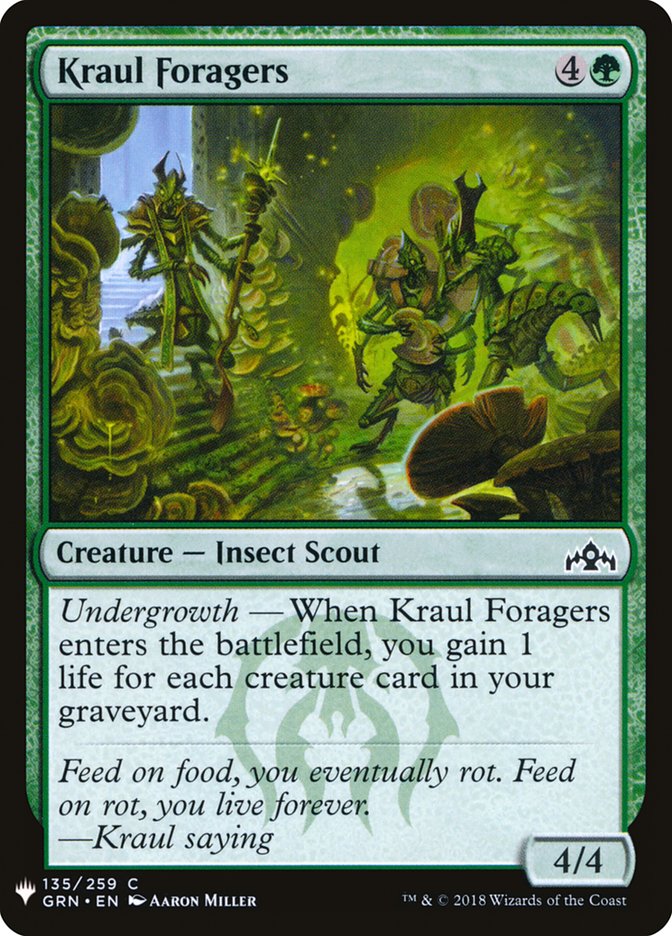 Kraul Foragers [Mystery Booster] (MB1 1252)