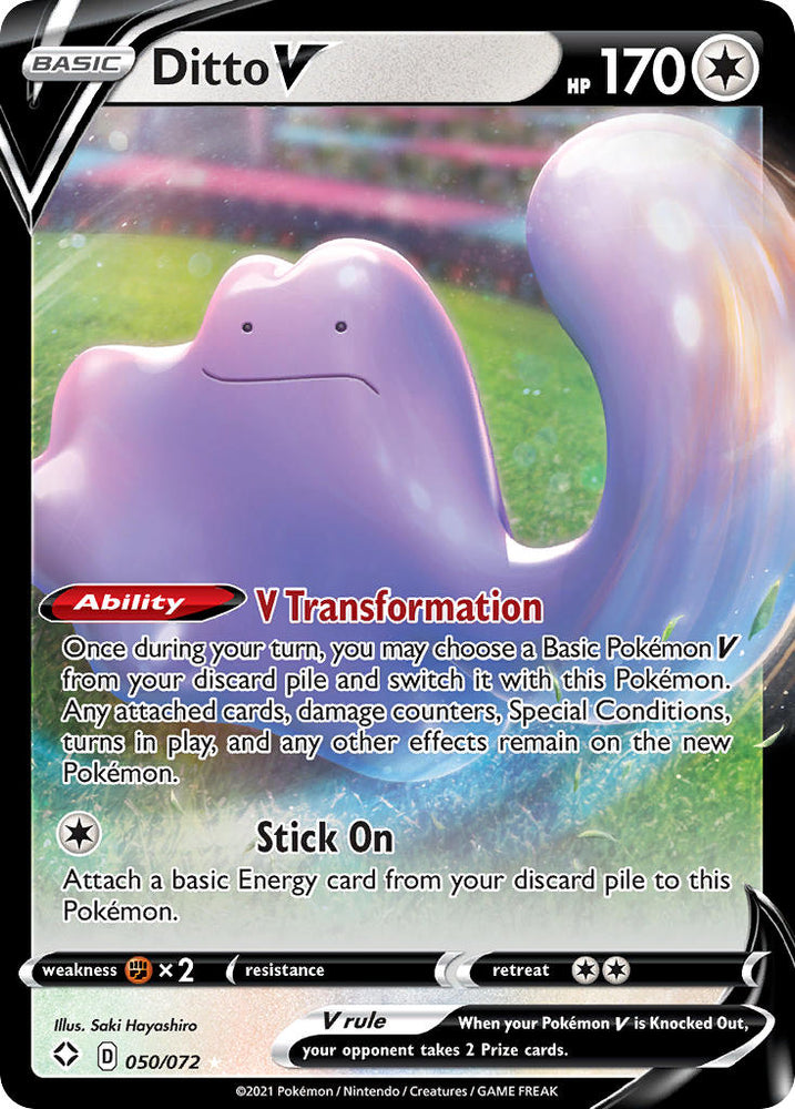 Ditto V (50/72) [Sword & Shield: Shining Fates]