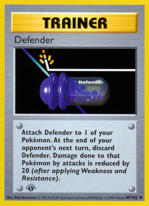 Defender (80/102) [Base Set 1st Edition]