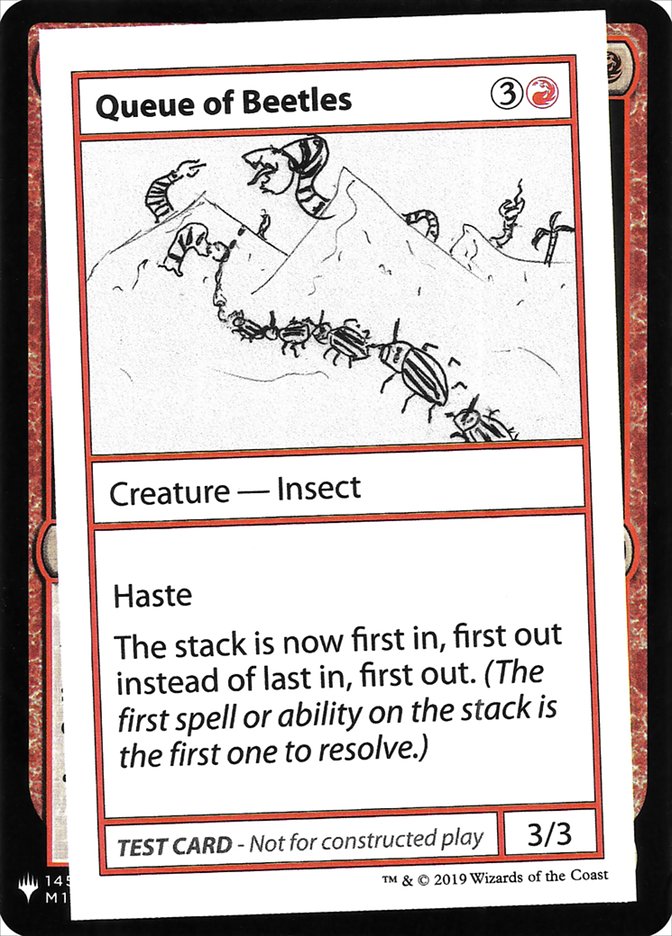 Queue of Beetles [Mystery Booster Playtest Cards] (CMB1 61)