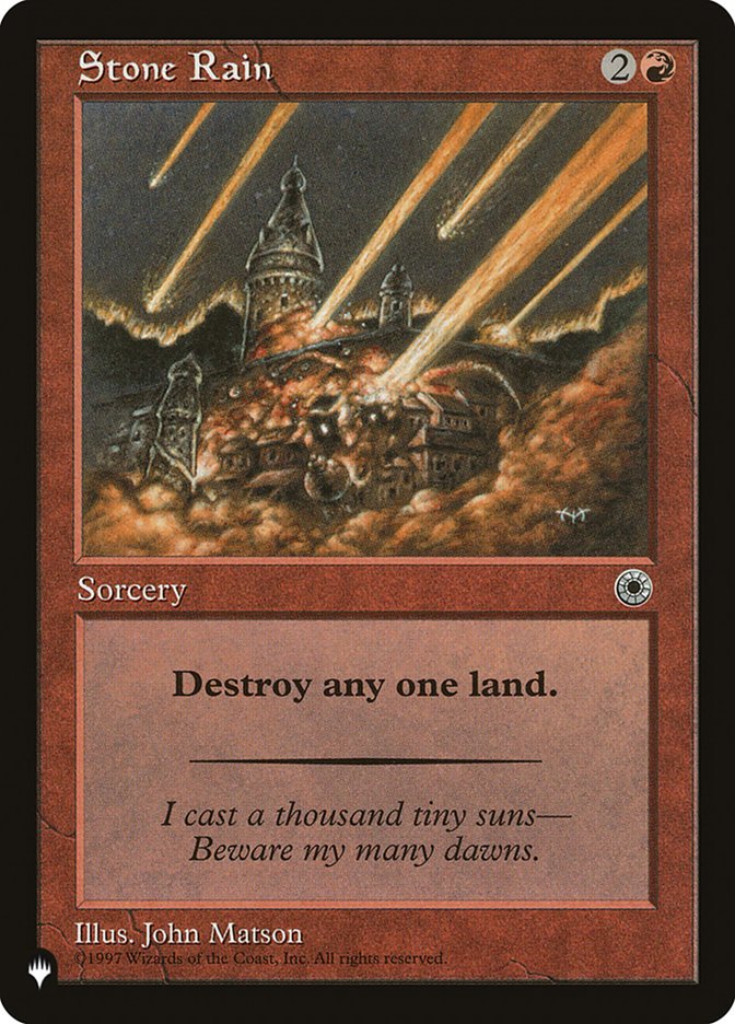 Stone Rain [The List] (LPOR 151)