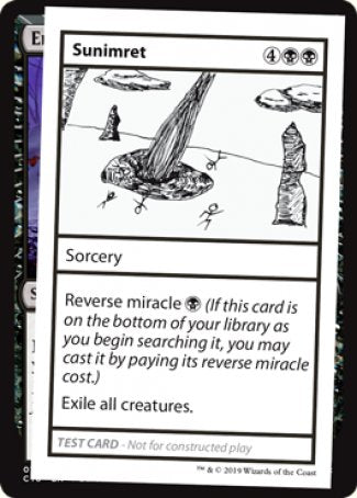 Sunimret (2021 Edition) [Mystery Booster Playtest Cards] (CMB1 47)