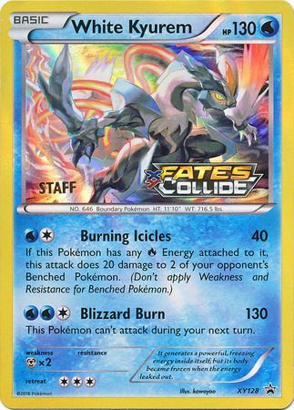 White Kyurem (Staff) (XY128) [XY: Black Star Promos]