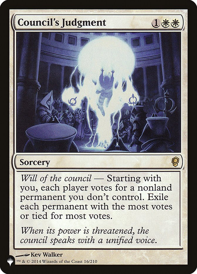 Council's Judgment [The List] (LCNS 16)