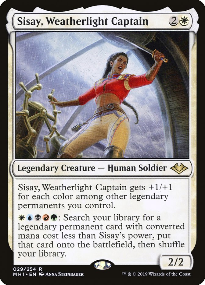 Sisay, Weatherlight Captain [Modern Horizons] (MH1 29)
