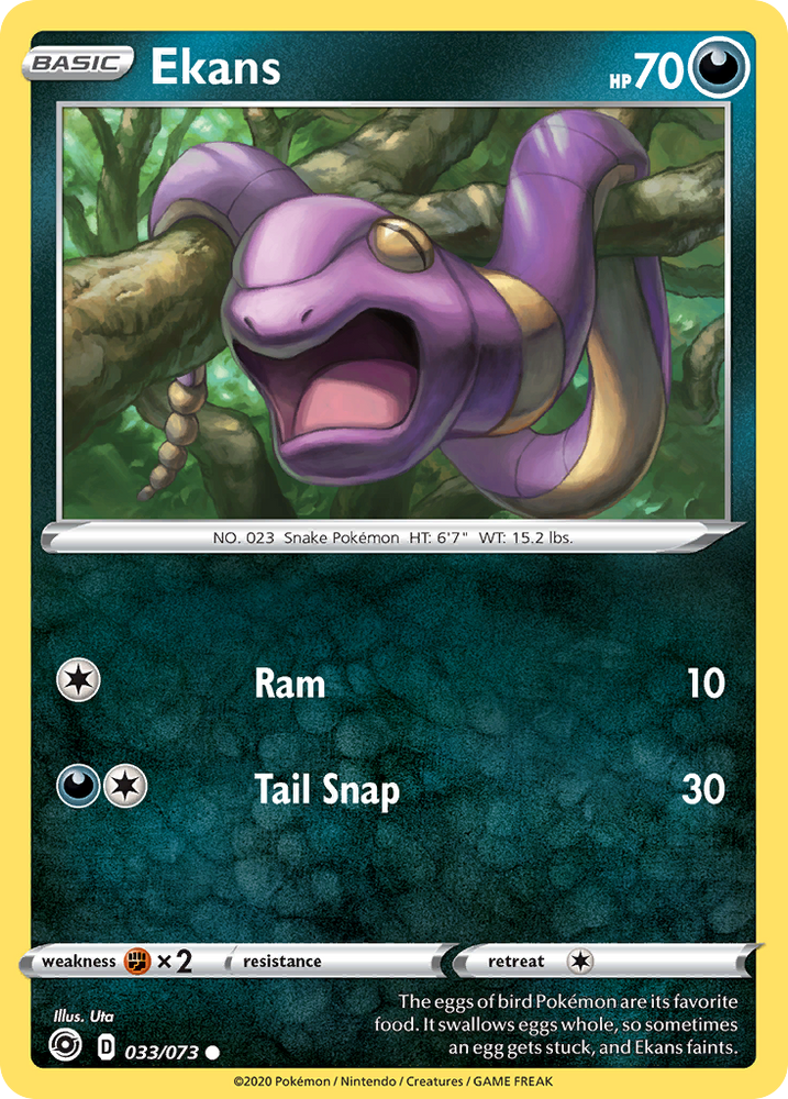 Ekans (33/073) [Sword & Shield: Champion's Path]