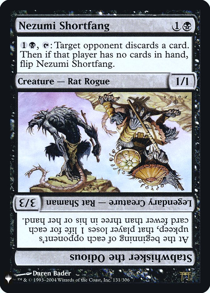 Nezumi Shortfang // Stabwhisker the Odious [Mystery Booster] (FMB1 40)