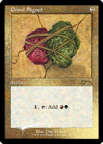 Gruul Signet (Retro) (Etched Foil) [Secret Lair Drop Series] (SLD 288)