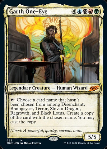 Garth One-Eye (Sketch) [Modern Horizons 2] (MH2 365)