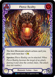 Pierce Reality (Blue) [EVR143] 1st Edition Rainbow Foil