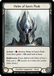 Helm of Isen's Peak [WTR042] Unlimited Rainbow Foil