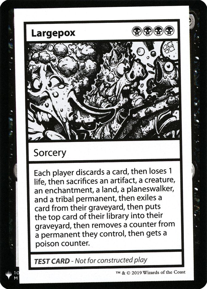 Largepox [Mystery Booster Playtest Cards] (CMB1 44)