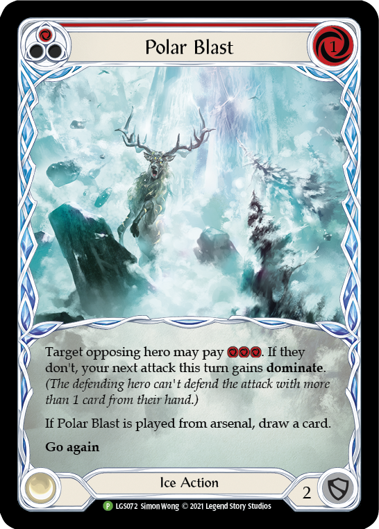 Polar Blast (Red) [LGS072] Rainbow Foil