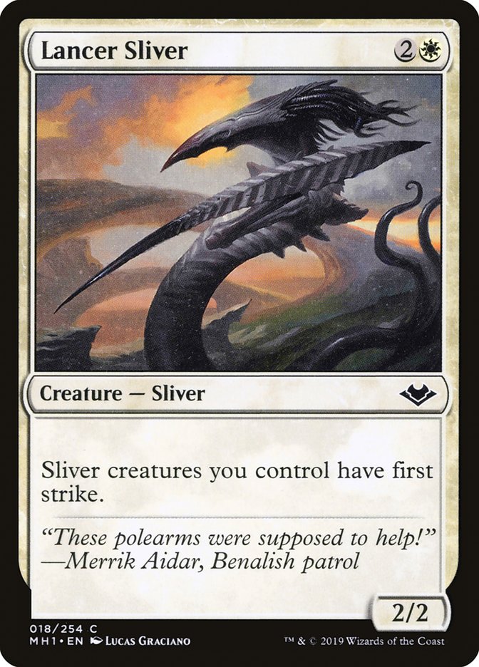 Lancer Sliver [Modern Horizons] (MH1 18)