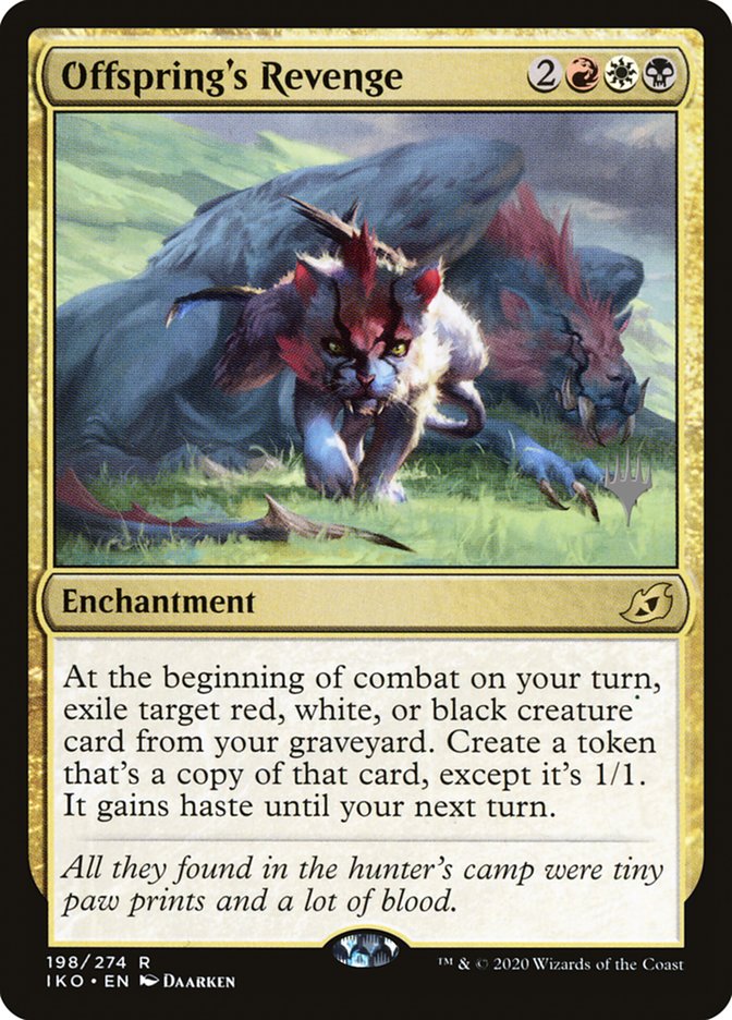 Offspring's Revenge (Promo Pack) [Ikoria: Lair of Behemoths Promos] (PIKO 198P)