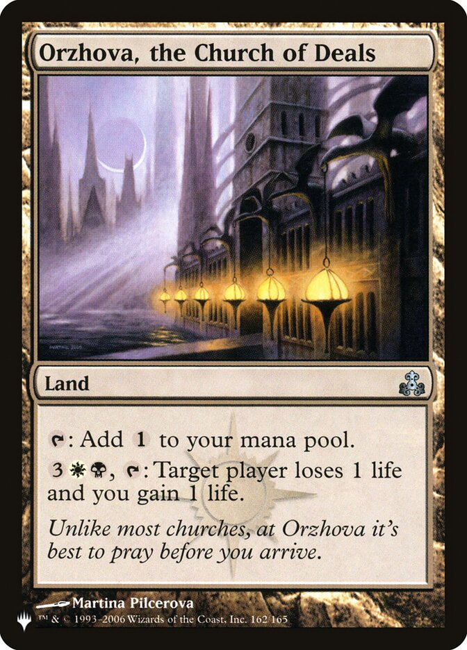 Orzhova, the Church of Deals [The List] (LGPT 162)