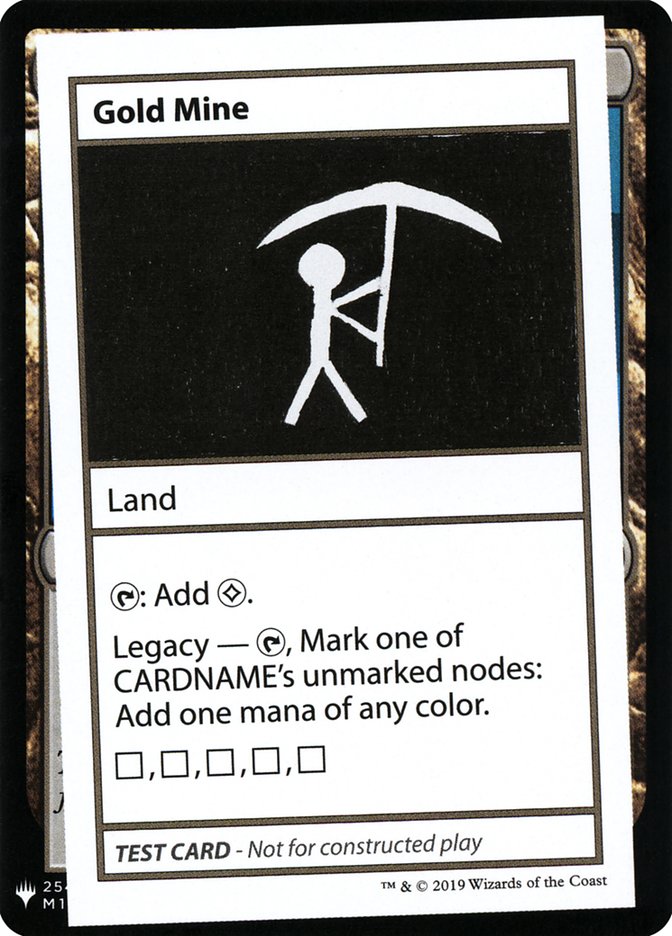 Gold Mine [Mystery Booster Playtest Cards] (CMB1 116)