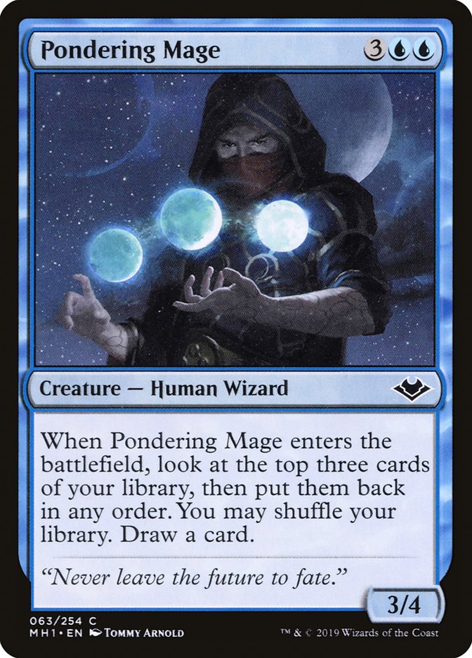 Pondering Mage [Modern Horizons] (MH1 63)
