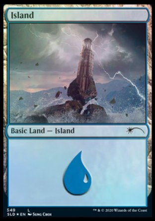 Island (Wizards) (549) [Secret Lair Drop Promos] (PSLD 549)
