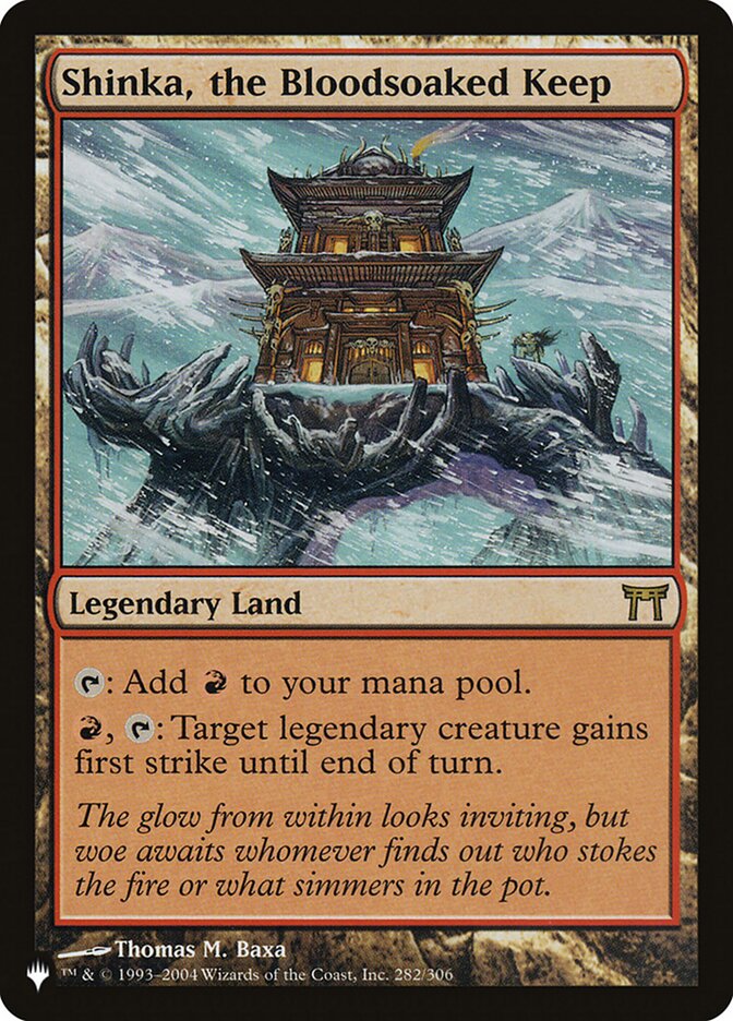 Shinka, the Bloodsoaked Keep [The List] (LCHK 282)