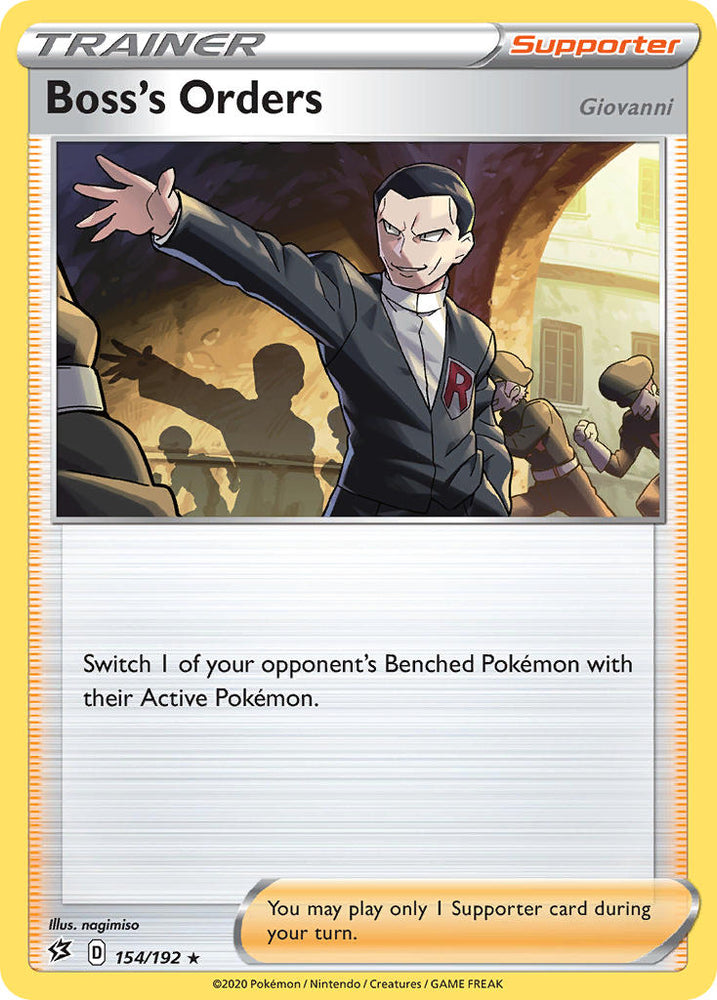 Boss's Orders (154/192) [Theme Deck Exclusives]