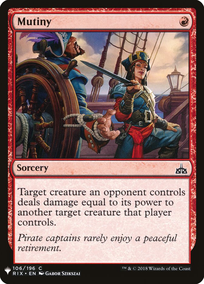 Mutiny [Mystery Booster] (MB1 1018)