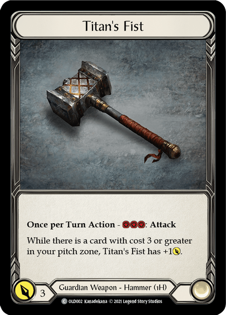Titan's Fist [OLD002] 1st Edition Normal