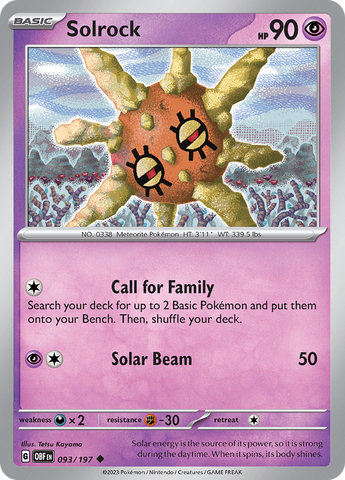 Solrock (048/108) [Scarlet & Violet: Obsidian Flames]