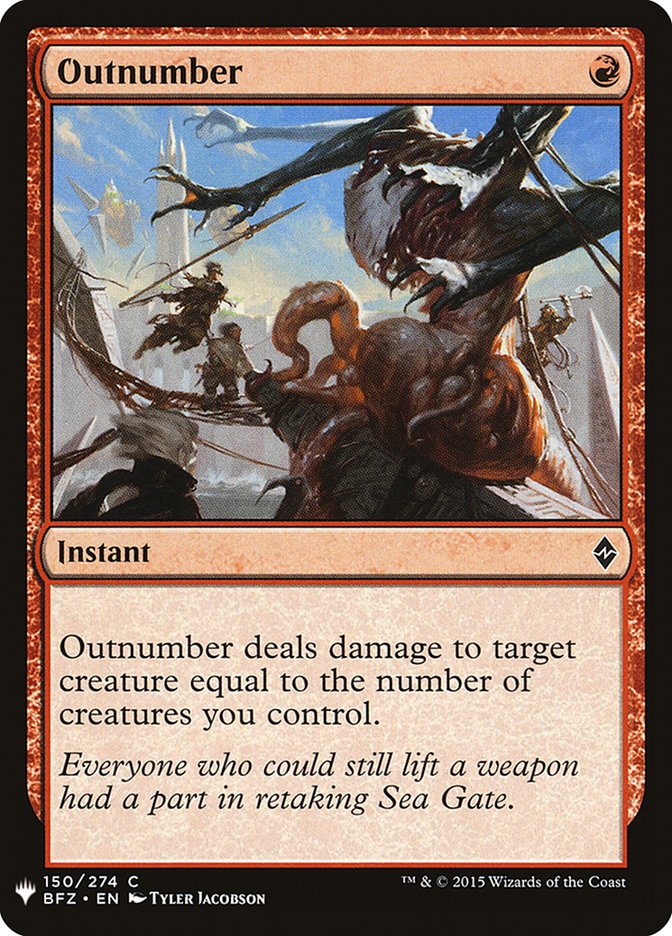 Outnumber [Mystery Booster] (MB1 1023)