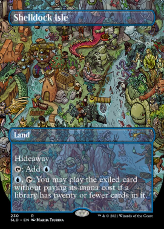 Shelldock Isle (230) (Borderless) [Secret Lair Drop Series] (SLD 230)