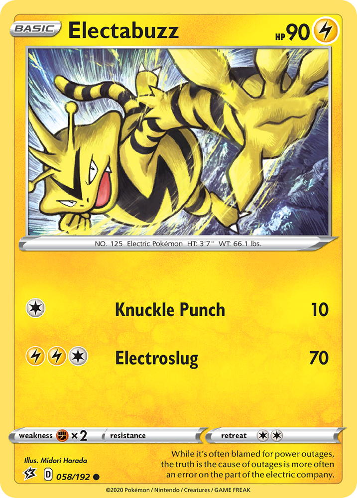 Electabuzz (58/192) [Sword & Shield: Rebel Clash]