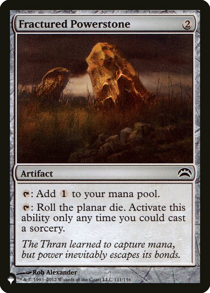 Fractured Powerstone [The List] (LPC2 111)