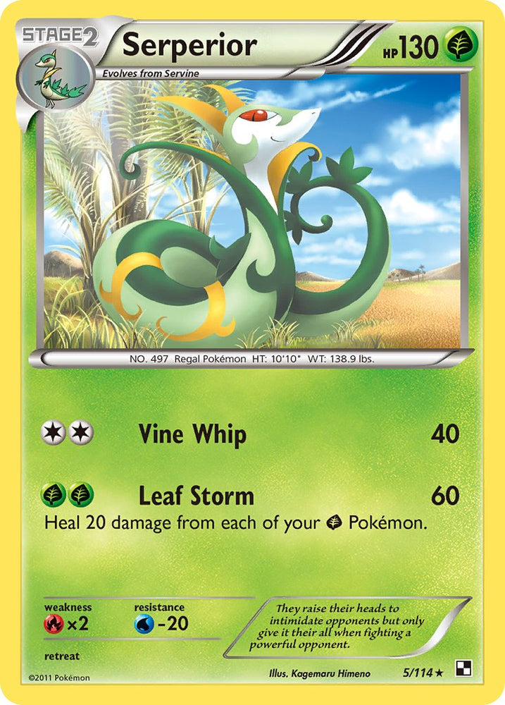 Serperior (Cracked Ice Holo) (5/114) [Theme Deck Exclusives]