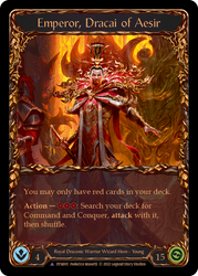 Emperor, Dracai of Aesir [DYN001] (Dynasty)  Cold Foil