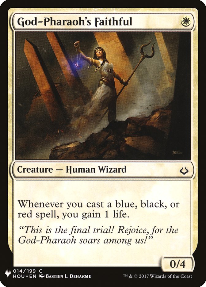 God-Pharaoh's Faithful [Mystery Booster] (MB1 124)