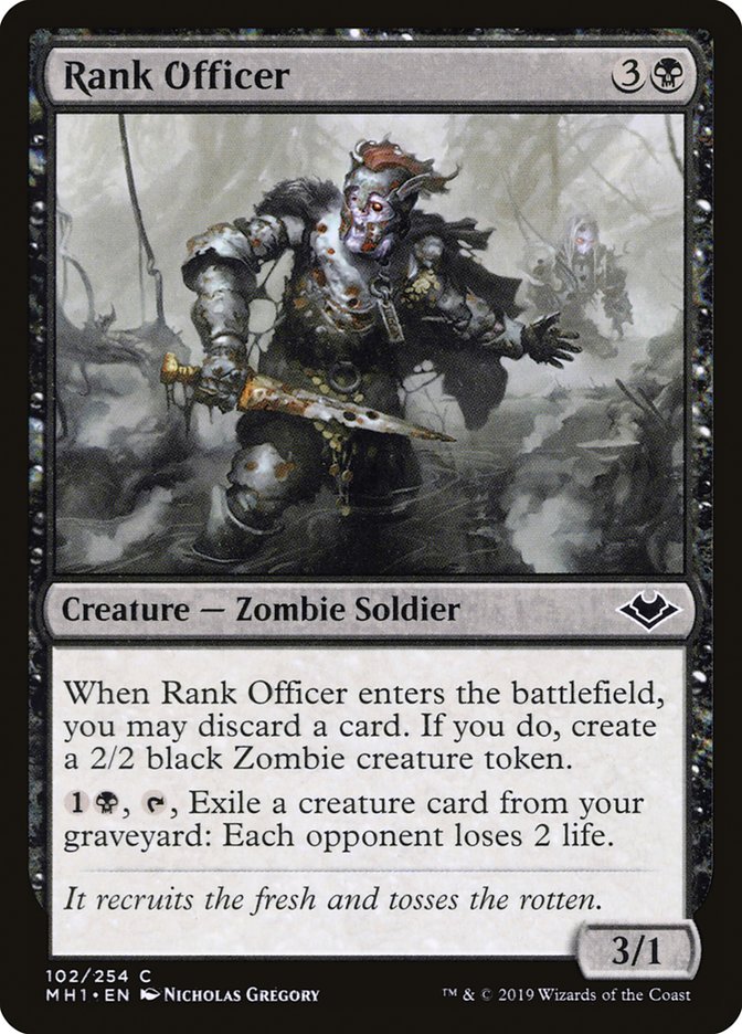 Rank Officer [Modern Horizons] (MH1 102)