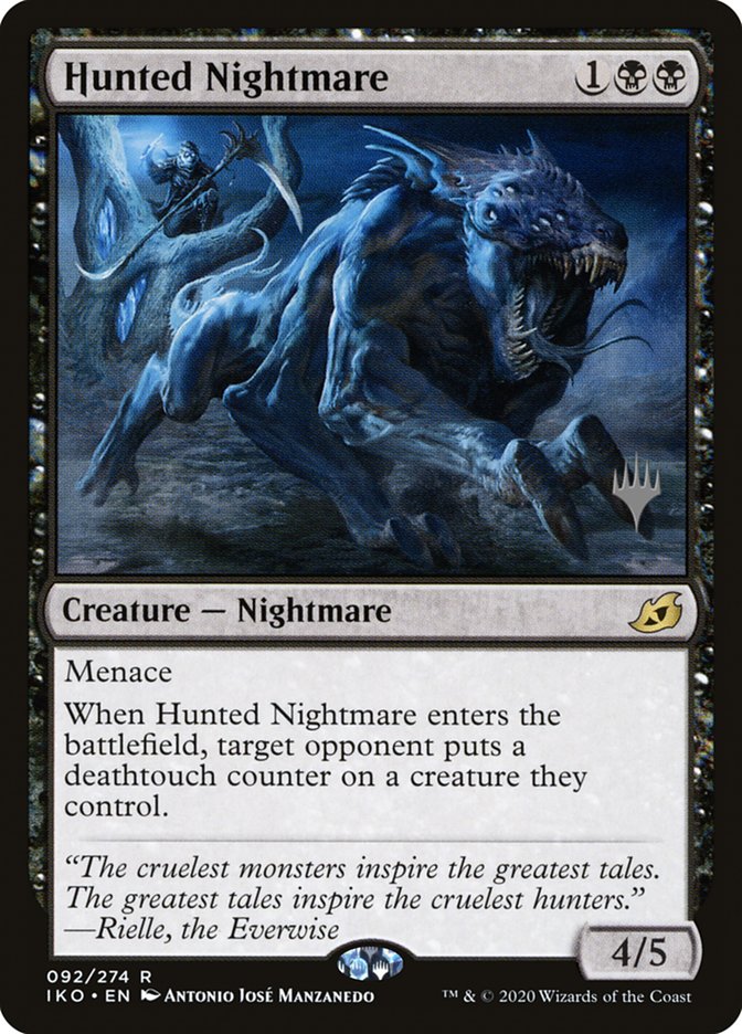 Hunted Nightmare (Promo Pack) [Ikoria: Lair of Behemoths Promos] (PIKO 92P)