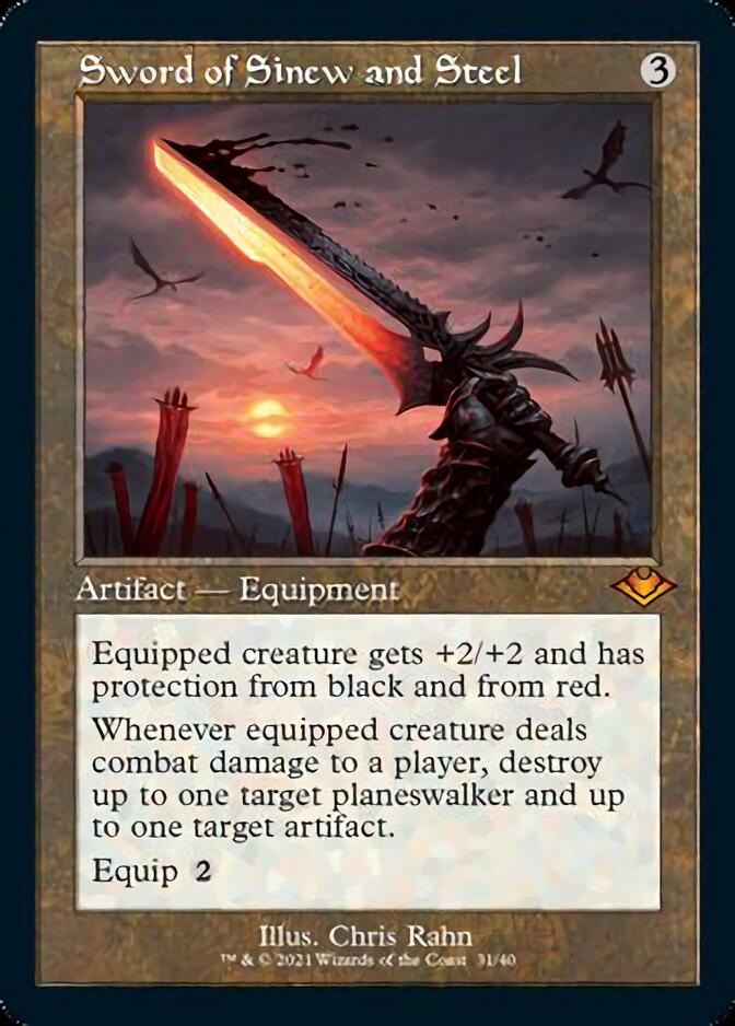 Sword of Sinew and Steel (Retro) [Modern Horizons 2] (H1R 31)