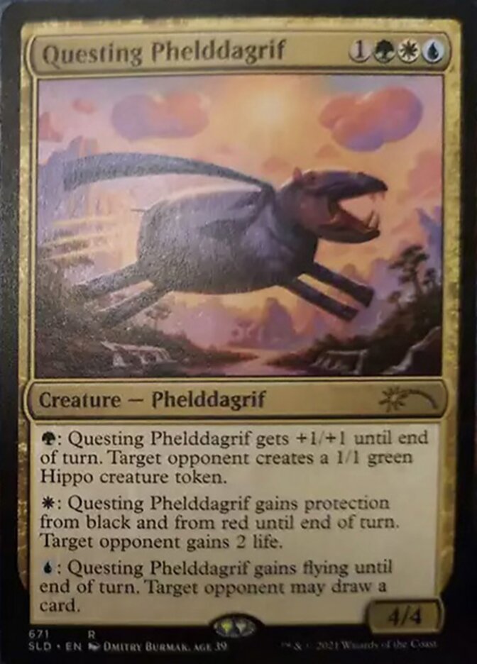 Questing Phelddagrif (671) [Secret Lair Drop Promos] (PSLD 671)