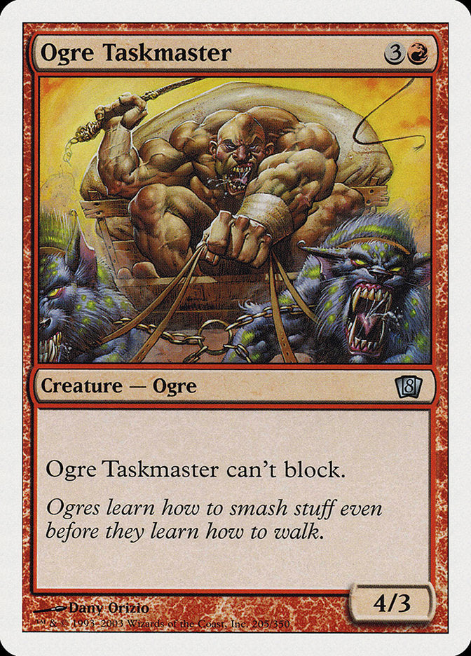 Ogre Taskmaster [Eighth Edition] (8ED 205)