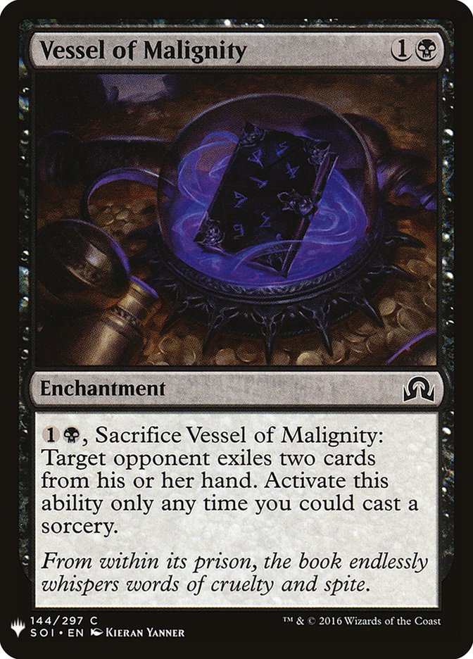 Vessel of Malignity [Mystery Booster] (MB1 814)