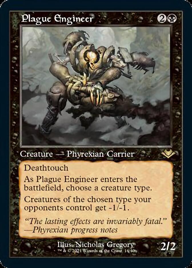 Plague Engineer (Retro Etched Foil) [Modern Horizons 2] (H1R 14)